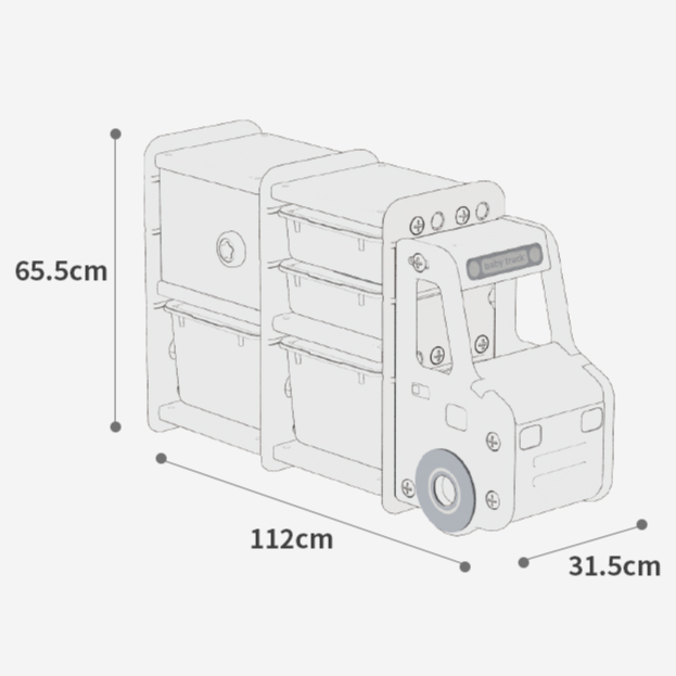 Organizador Infantil Mini Truck