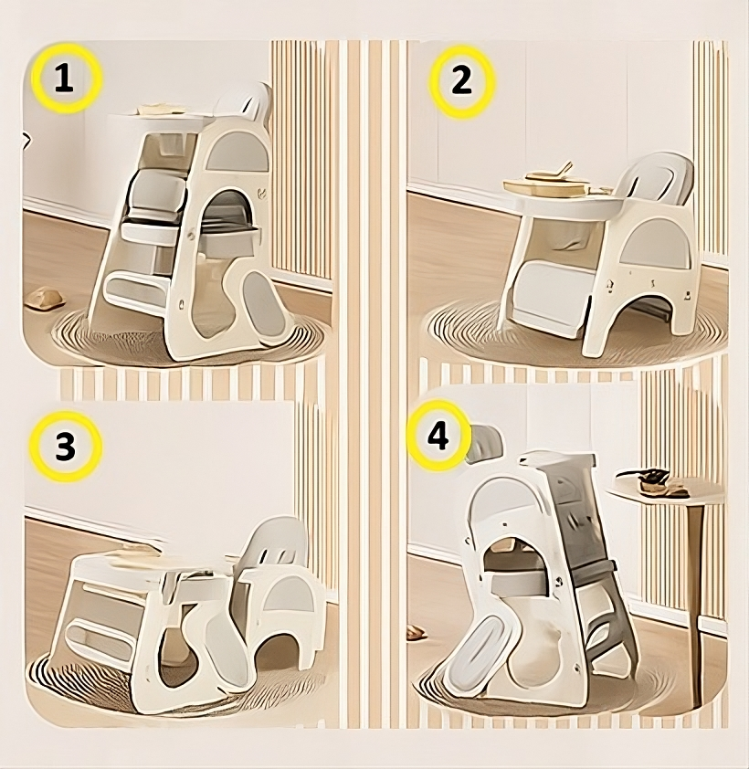 Silla de Alimentación Duoaventura - 2 en 1